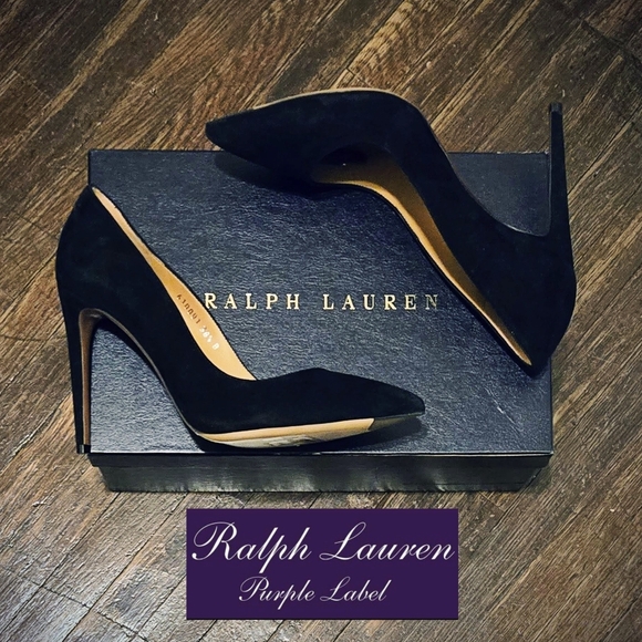 Ralph Lauren Purple Label Shoes - NEW Ralph Lauren Purple Label 8.5 Celia Goat-Suede Pump - Italian - MSRP: $575